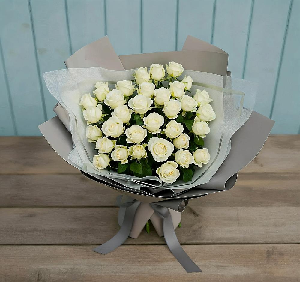 Букет Белоснежная нежность в Каменномостском