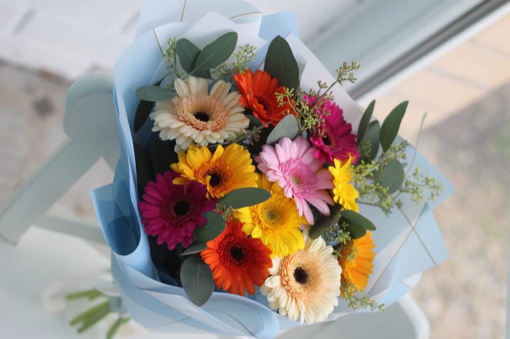 Букет цветов из: Герберы в Каменномостском