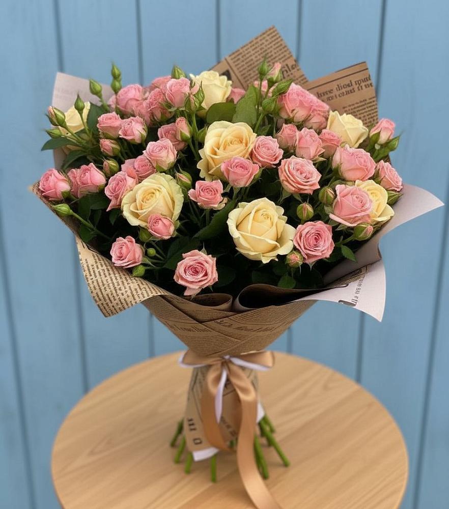 Букет цветов из: Розы в Каменномостском