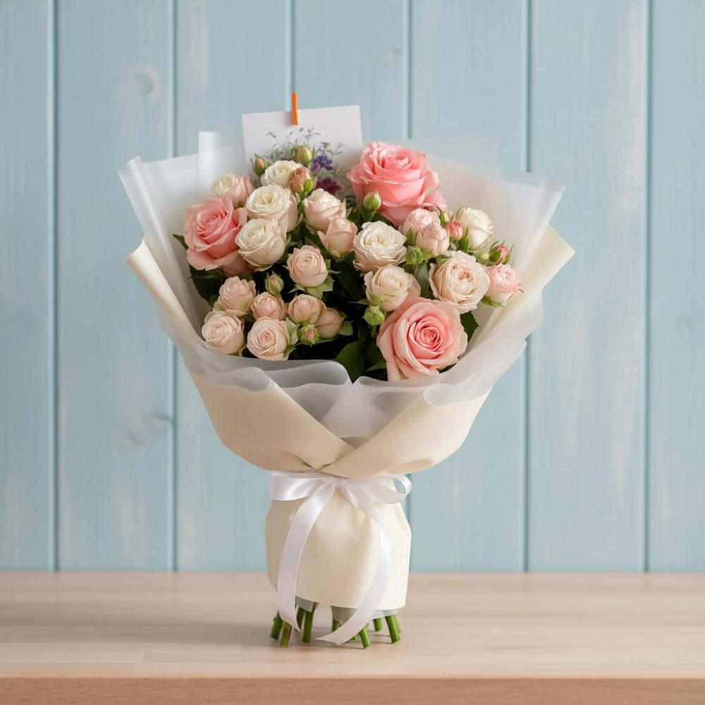 Букет цветов из: Розы в Каменномостском