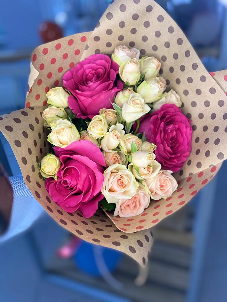 Букет цветов из: Розы в Каменномостском