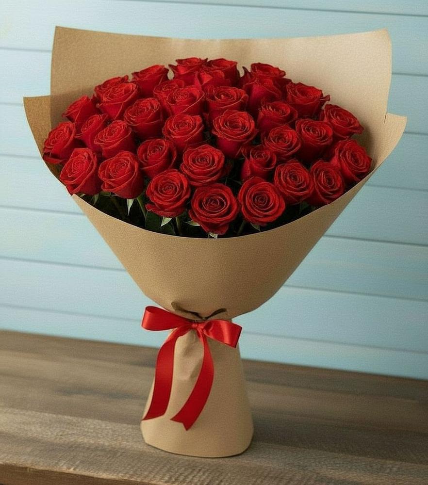 Букет Красные розы Милано в Каменномостском