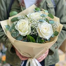 Букет Нежные грёзы в Каменномостском Букет цветов из: Розы в Каменномостском