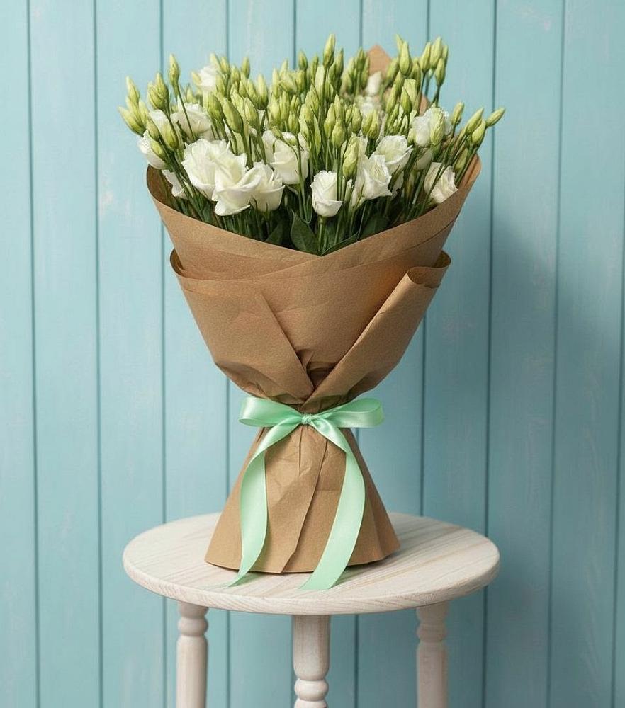 Букет цветов из: Лизиантусы в Каменномостском