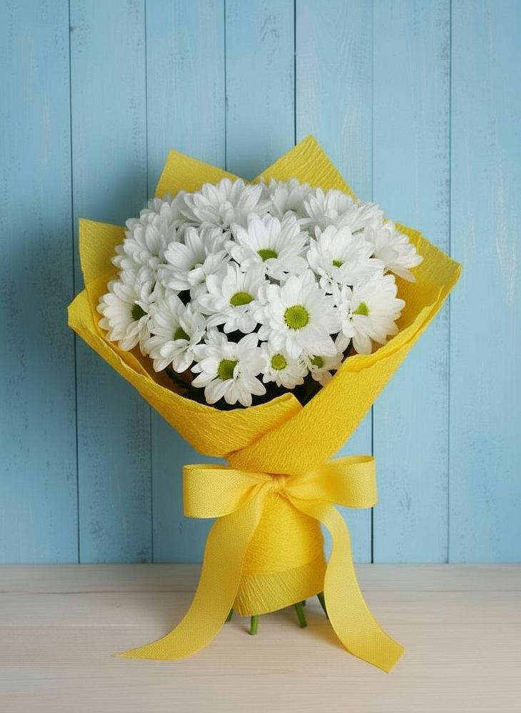 Букет цветов из: Хризантемы в Каменномостском