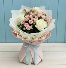 Букет цветов из:  Розы в Каменномостском
