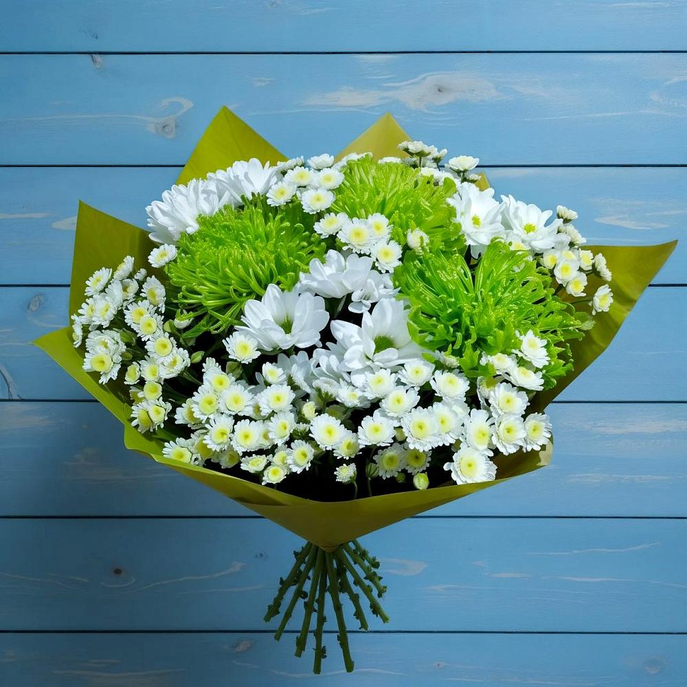 Букет цветов из: Хризантемы в Каменномостском