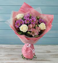 Букет цветов из:  Герберы в Каменномостском