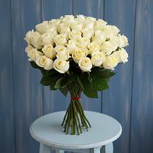 Букет 51 Белая роза Эдлесс Лав #REPLACE_PRED# Каменномостском