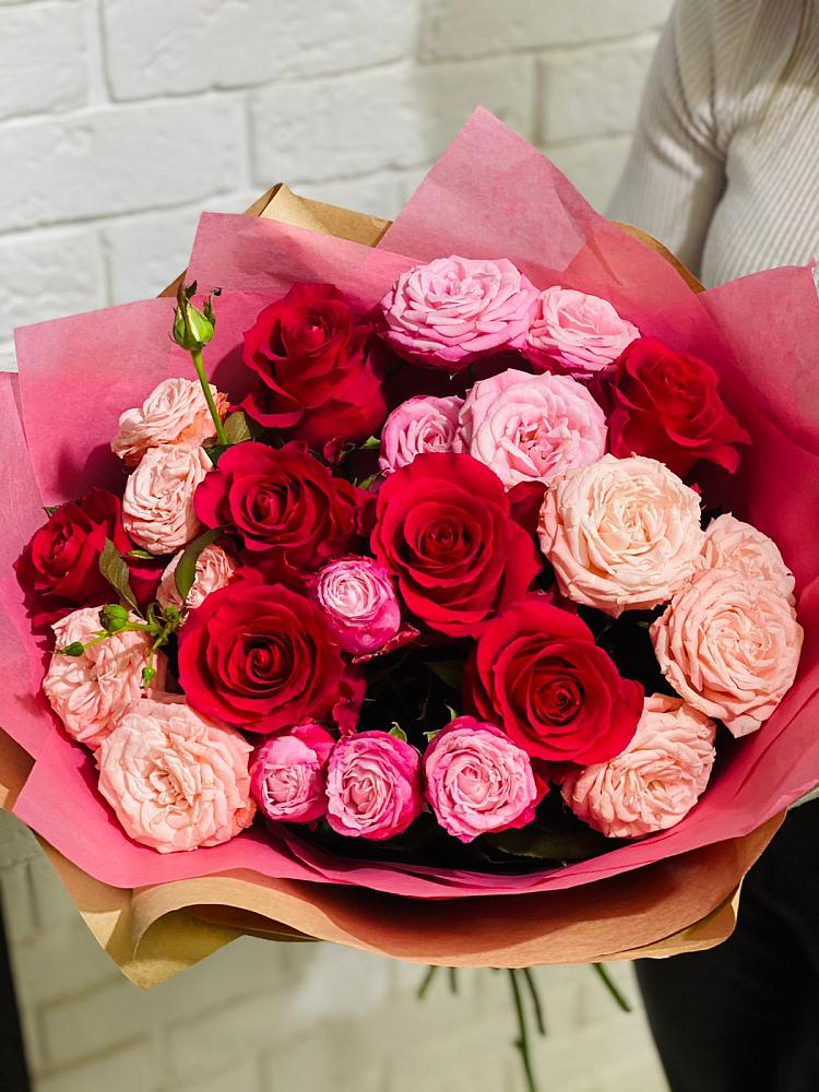 Букет цветов из: Розы в Каменномостском