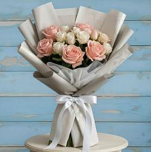 Букет цветов из:  Розы #REPLACE_PRED# Каменномостском