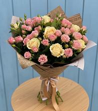 Букет цветов из:  Розы в Каменномостском